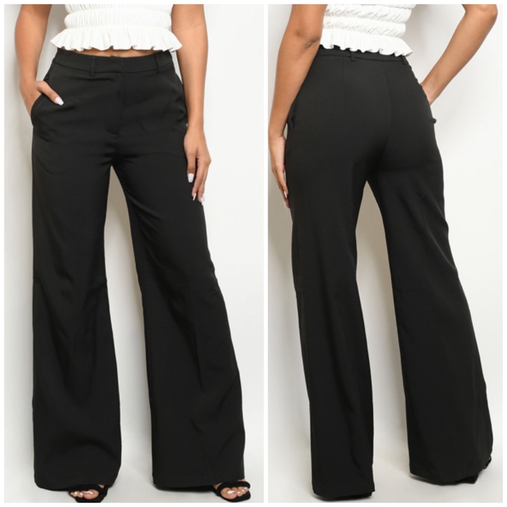 โ๏ธLAST2๏ธโฃ//BLACK WIDE LEG TROUSER